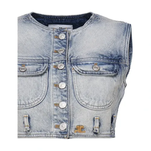 Jackets > Vests - - Courrèges - Modalova