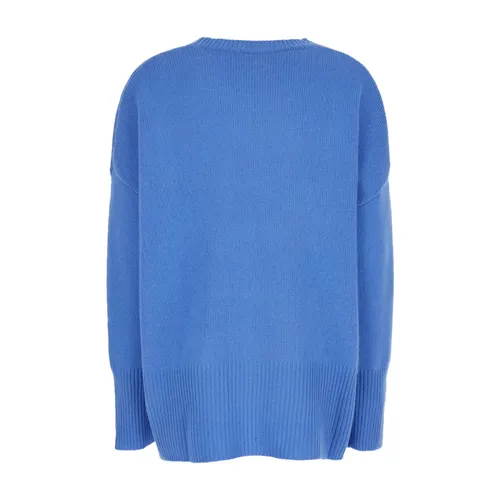Knitwear > Round-neck Knitwear - - Plain - Modalova