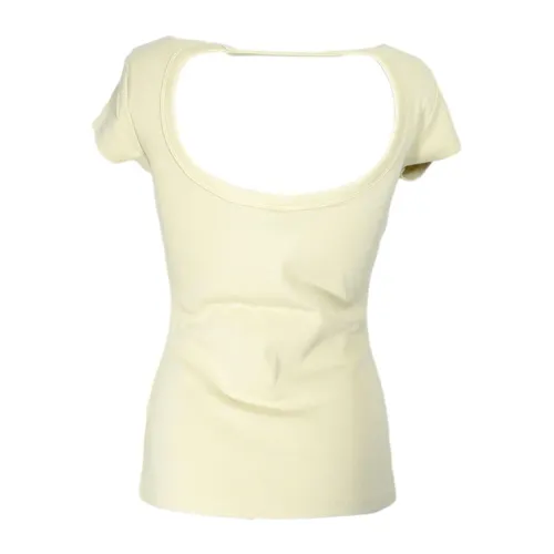 Hugo - Tops > T-Shirts - Beige - Hugo - Modalova