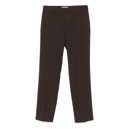 Trousers > Slim-fit Trousers - - Twinset - Modalova