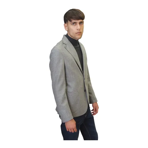 Barba - Jackets > Blazers - Gray - Barba - Modalova