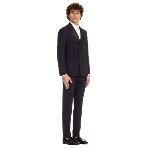 Suits > Suit Sets > Double Breasted Suits - - Eleventy - Modalova