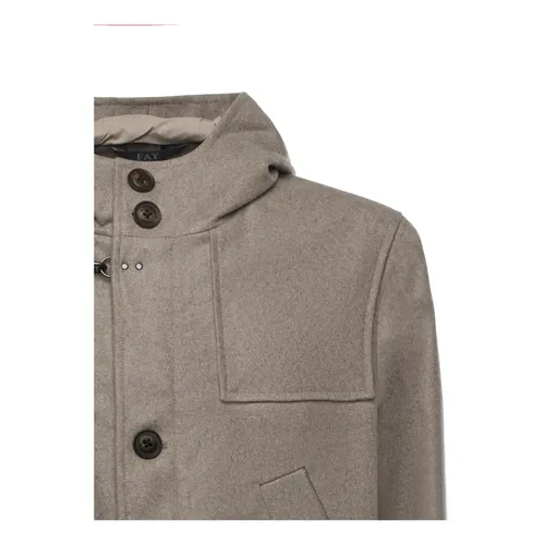 Coats > Single-Breasted Coats - - Fay - Modalova