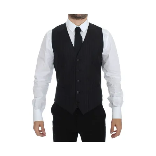 Suits > Suit Vests - - Dolce & Gabbana - Modalova