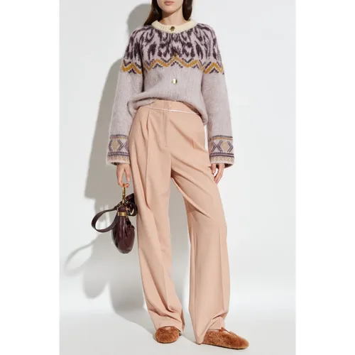 Trousers > Straight Trousers - - Forte Forte - Modalova