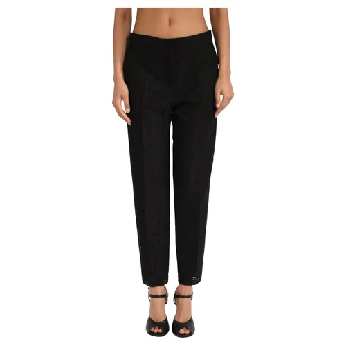 Trousers > Cropped Trousers - - Max Mara Studio - Modalova