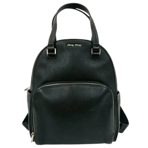 Pre-owned > Pre-owned Bags > Pre-owned Backpacks - - Miu Miu Pre-owned - Modalova