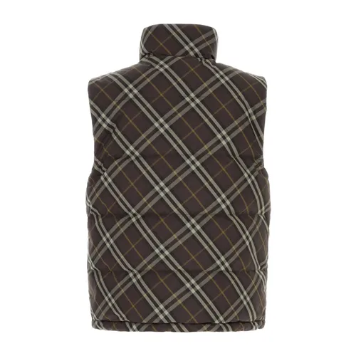 Burberry - Jackets > Vests - Gray - Burberry - Modalova