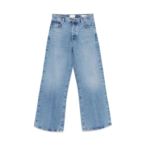 Frame - Jeans > Wide Jeans - Blue - Frame - Modalova