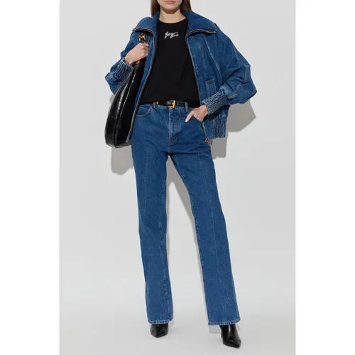 Jackets > Denim Jackets - - Balmain - Modalova