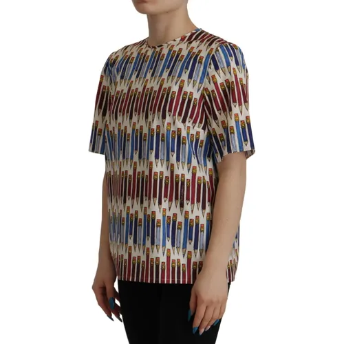 Tops > T-Shirts - - Dolce & Gabbana - Modalova