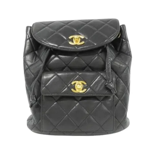 Pre-owned > Pre-owned Bags > Pre-owned Backpacks - - Chanel Vintage - Modalova