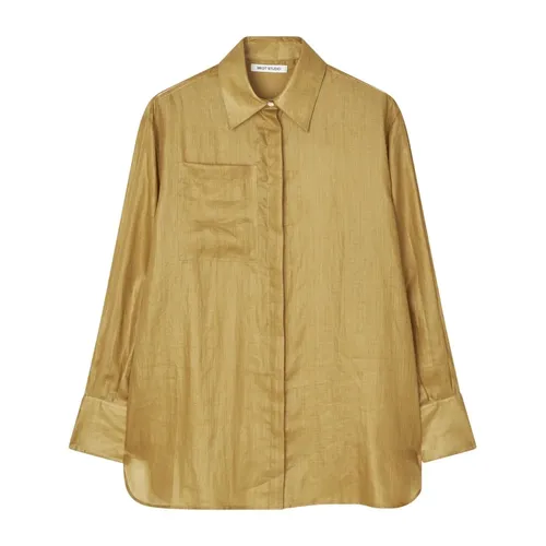 Blouses & Shirts > Shirts - - Mark Kenly Domino Tan - Modalova