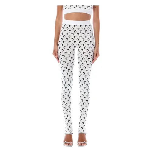Trousers > Leggings - - Marine Serre - Modalova