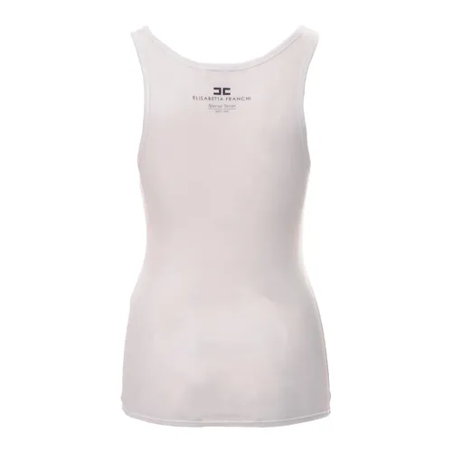 Tops > Sleeveless Tops - - Elisabetta Franchi - Modalova