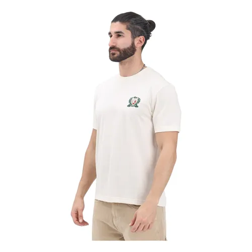 Lacoste - Tops > T-Shirts - Beige - Lacoste - Modalova