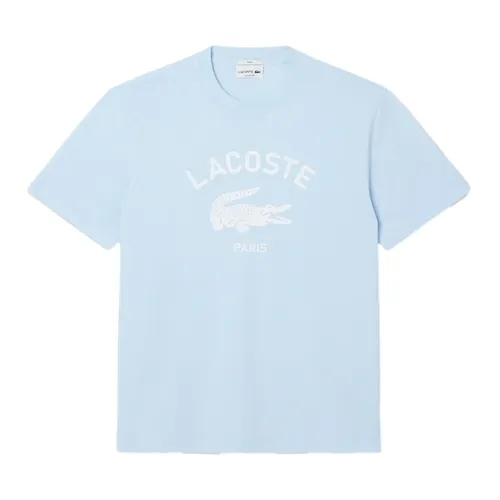 Lacoste - Tops > T-Shirts - Blue - Lacoste - Modalova