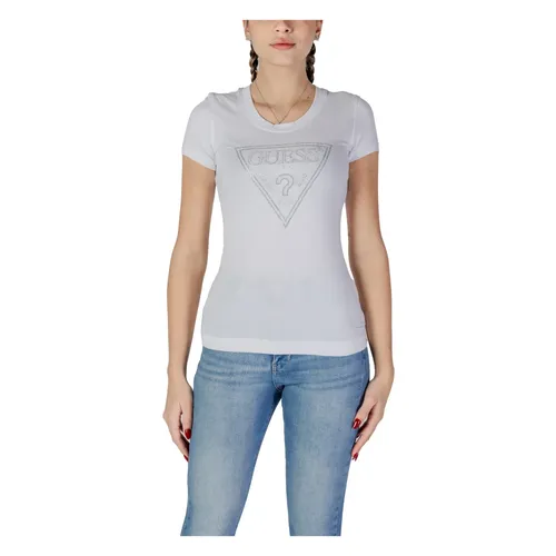 Guess - Tops > T-Shirts - White - Guess - Modalova