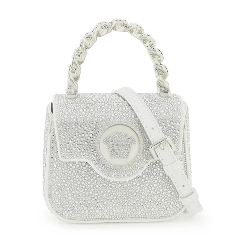 Versace - Bags > Handbags - Gray - Versace - Modalova