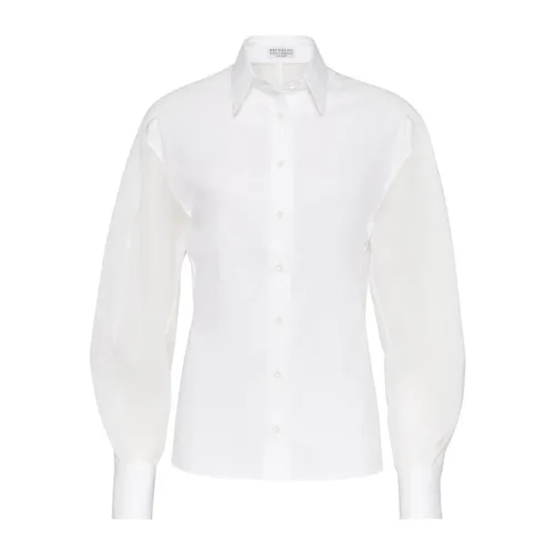 Blouses & Shirts > Shirts - - Brunello Cucinelli - Modalova