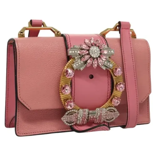 Pre-owned > Pre-owned Bags > Pre-owned Shoulder Bags - - Miu Miu Pre-owned - Modalova