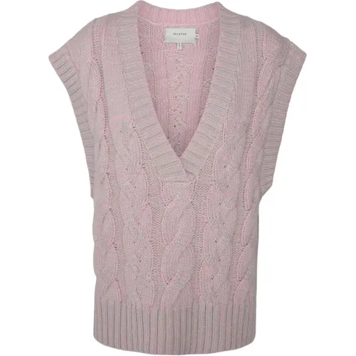 Knitwear > V-neck Knitwear - - Munthe - Modalova
