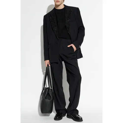 Trousers > Suit Trousers - - Balmain - Modalova