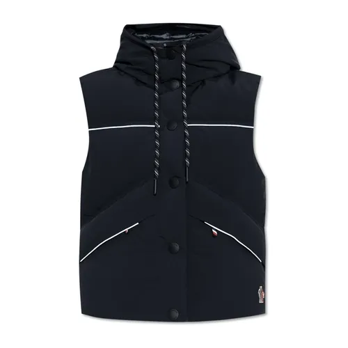Moncler - Jackets > Vests - Black - Moncler - Modalova