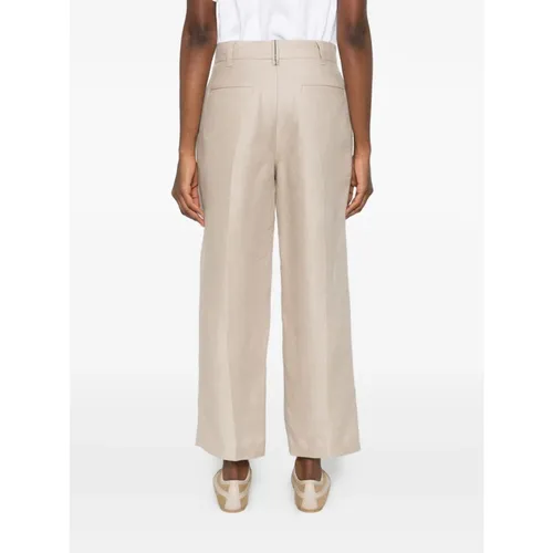 Trousers > Cropped Trousers - - Brunello Cucinelli - Modalova