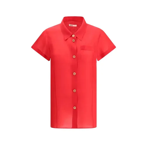 Blouses & Shirts > Shirts - - Khaite - Modalova