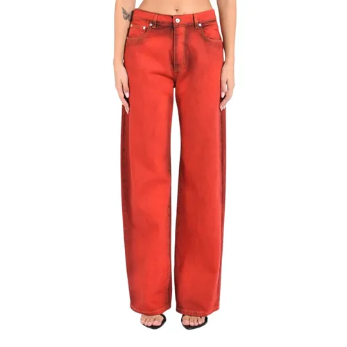 Jeans > Straight Jeans - - Msgm - Modalova