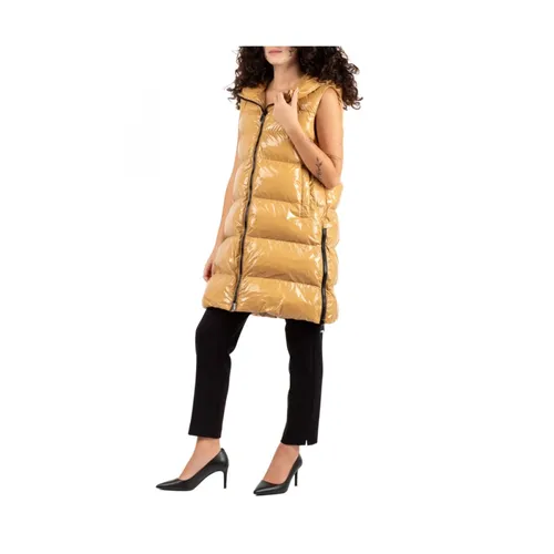 Pinko - Jackets > Vests - Yellow - Pinko - Modalova