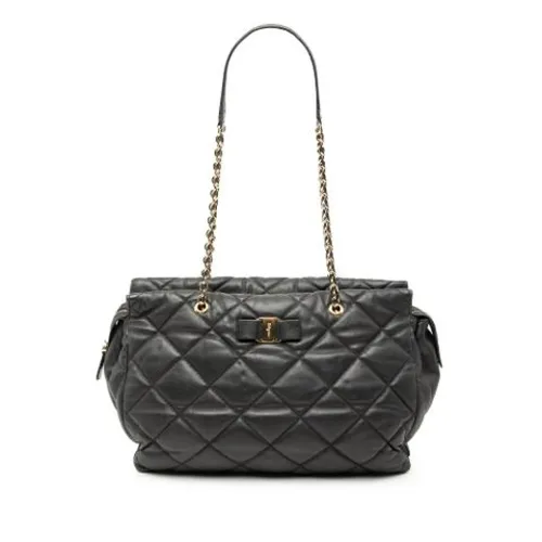 Pre-owned > Pre-owned Bags > Pre-owned Shoulder Bags - - Salvatore Ferragamo Pre-owned - Modalova