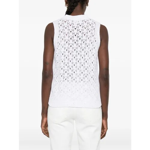 Tops > Sleeveless Tops - - Eleventy - Modalova