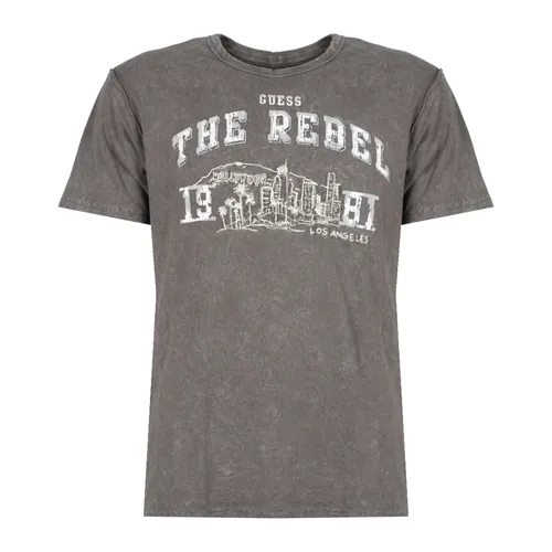Guess - Tops > T-Shirts - Gray - Guess - Modalova