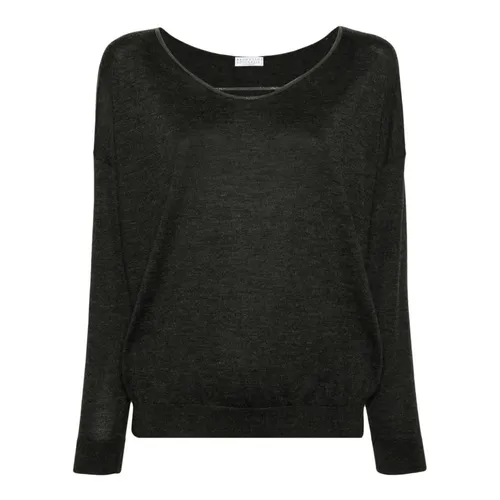 Knitwear > Cashmere Knitwear - - Brunello Cucinelli - Modalova