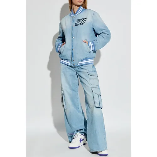 Jackets > Denim Jackets - - Off White - Modalova