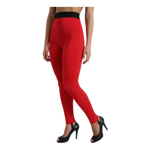 Trousers > Leggings - - Dolce & Gabbana - Modalova