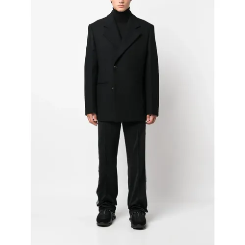 Trousers > Straight Trousers - - Versace - Modalova