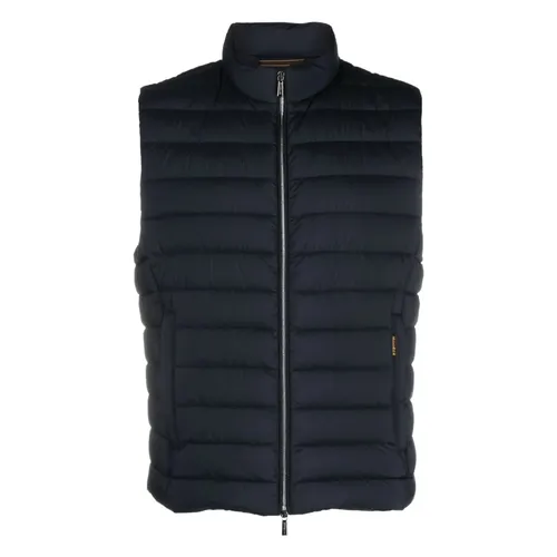Moorer - Jackets > Vests - Blue - Moorer - Modalova