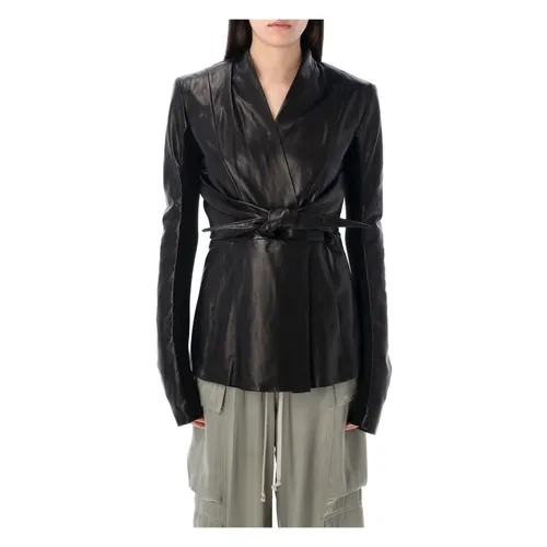 Jackets > Leather Jackets - - Rick Owens - Modalova
