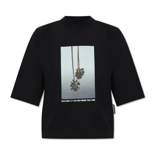 Tops > T-Shirts - - Palm Angels - Modalova