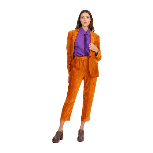 Trousers > Slim-fit Trousers - - Forte Forte - Modalova