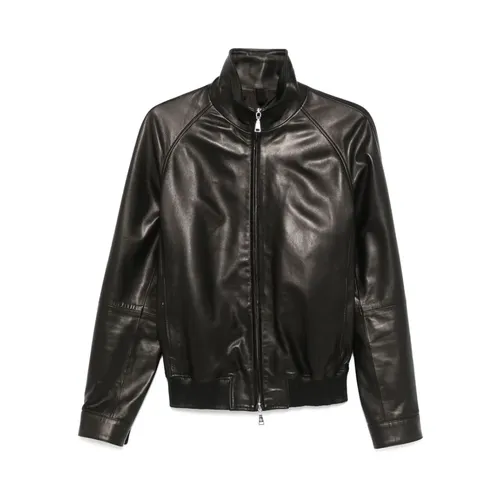 Jackets > Leather Jackets - - Tagliatore - Modalova