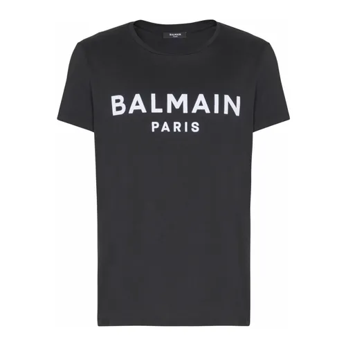 Balmain - Tops > T-Shirts - Black - Balmain - Modalova