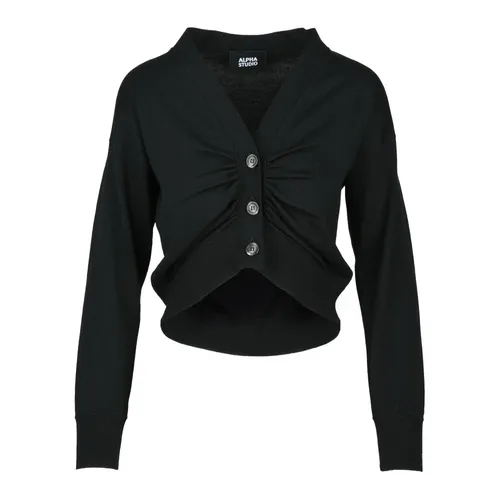 Knitwear > Cardigans - - Alpha Studio - Modalova