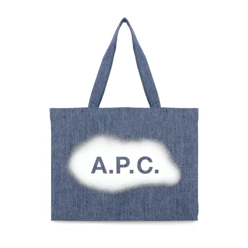 A.p.c. - Bags > Tote Bags - Blue - A.p.c. - Modalova