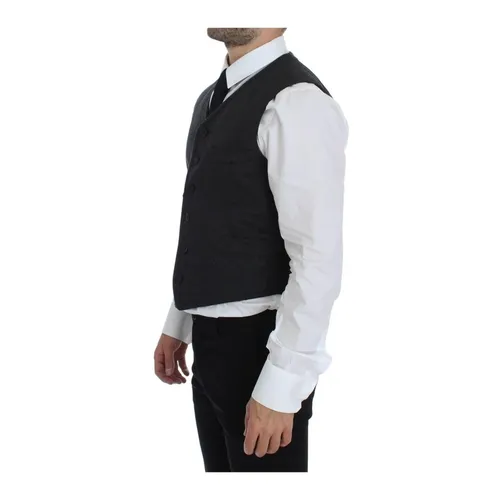 Suits > Suit Vests - - Dolce & Gabbana - Modalova