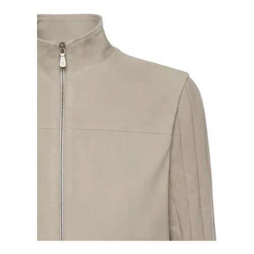 Jackets > Leather Jackets - - Eleventy - Modalova