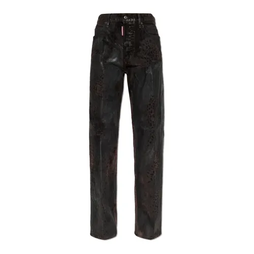 Trousers > Straight Trousers - - Dsquared2 - Modalova